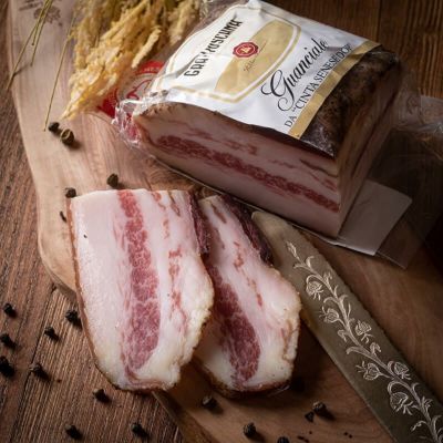 Salumeria Di Monte San Savinoチンタセネーゼdop グアンチャーレ 250g イタリア食材専門通販ショップ ベリッシモ Salumeria Di Monte San Savinoチンタセネーゼdop グアンチャーレ 250g イタリア食材専門通販ショップ ベリッシモ