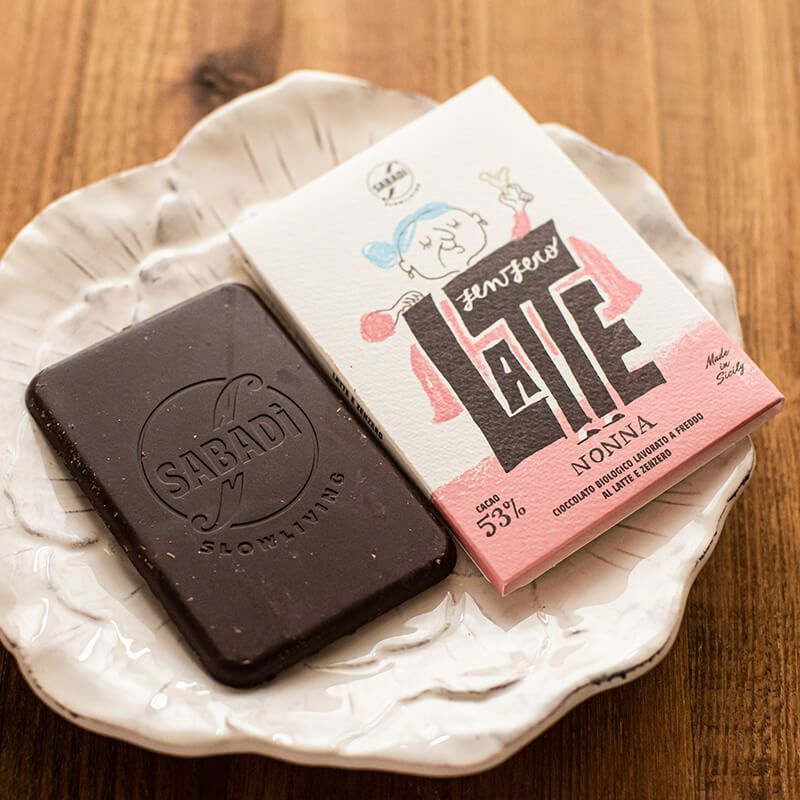 Sabadi サバディ ラッテ ノンナ（生姜）カカオ53%Latte Nonna BIO