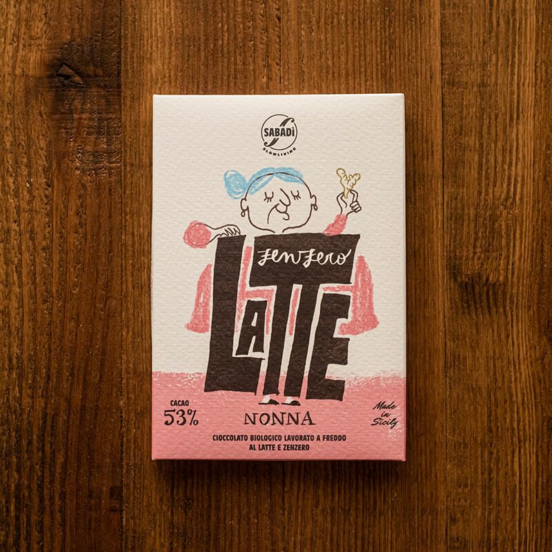 Sabadi サバディ ラッテ ノンナ（生姜）カカオ53%Latte Nonna BIO