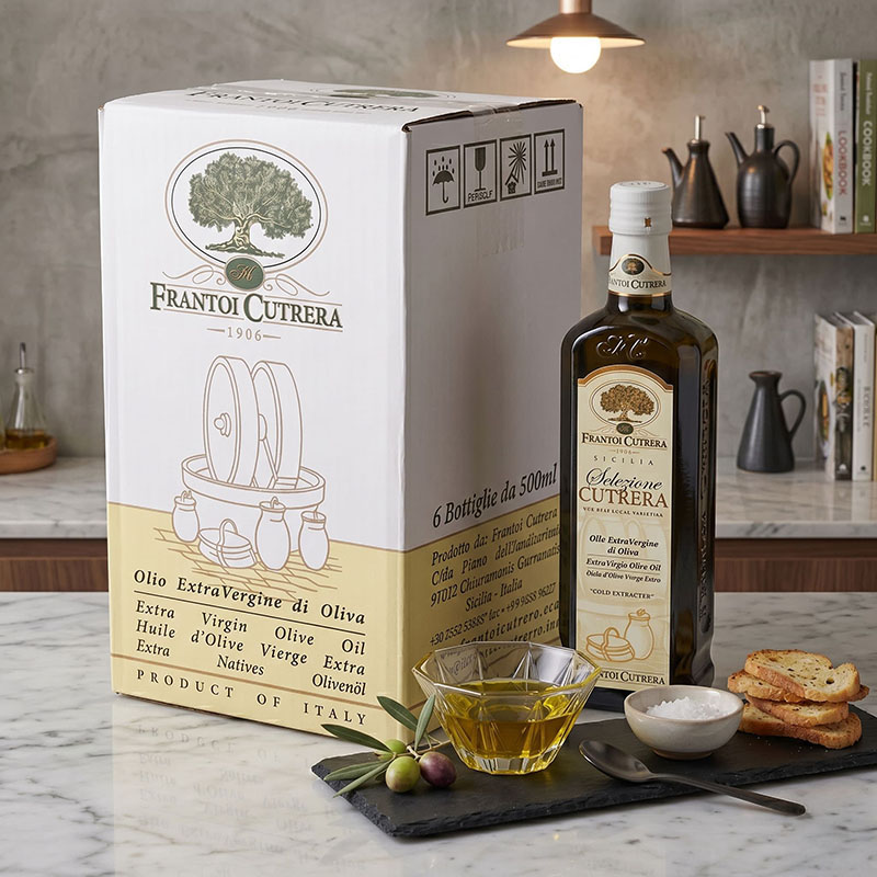 Frantoi Cutrera EXVオリーブオイル「Selezione Cutrera」500ml 【6本set：8%OFF】