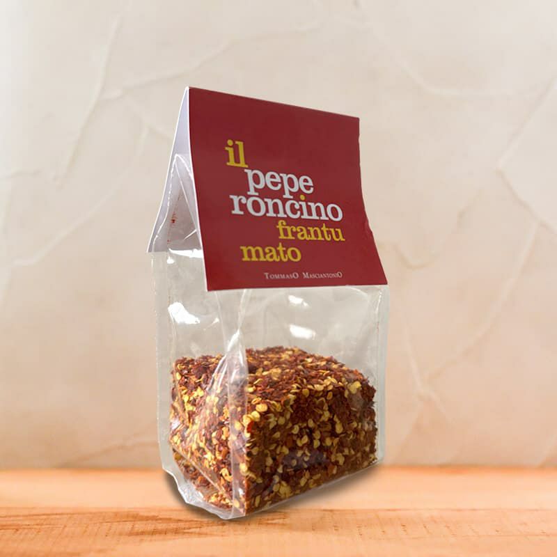 粗挽き乾燥唐辛子 トンマーゾ・マッシャントニオ農園 ペペロンチーノ 100g イタリア産